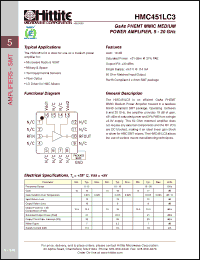 Click here to download HMC451LC3 Datasheet