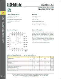 Click here to download HMC751LC4 Datasheet