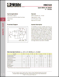 Click here to download HMC522 Datasheet