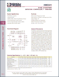 Click here to download HMC611 Datasheet