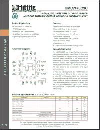 Click here to download HMC747LC3C Datasheet