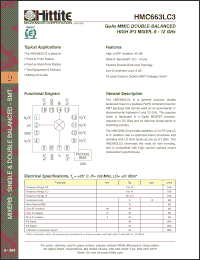Click here to download HMC663LC3 Datasheet