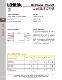 Click here to download HMC350MS8_06 Datasheet