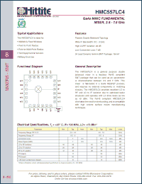 Click here to download HMC557LC4 Datasheet