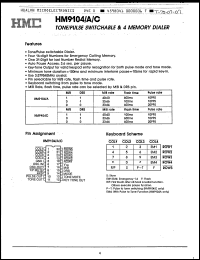 Click here to download HM9104A Datasheet