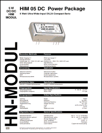 Click here to download HIM052405S Datasheet