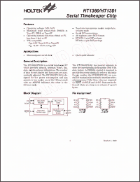 Click here to download HT1381 Datasheet