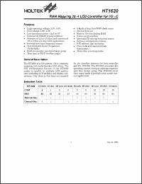 Click here to download HT1620 Datasheet
