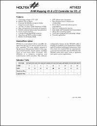 Click here to download HT1623 Datasheet