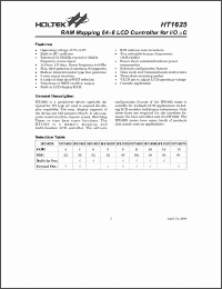 Click here to download HT1625 Datasheet