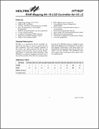 Click here to download HT1627 Datasheet