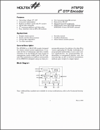 Click here to download HT6P20 Datasheet