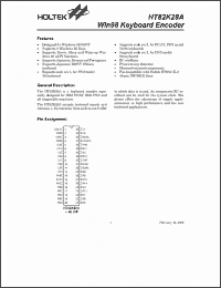 Click here to download HT82K28 Datasheet