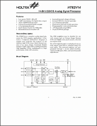 Click here to download HT82V14 Datasheet