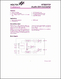 Click here to download HT82V731 Datasheet