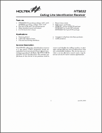 Click here to download HT9032D Datasheet