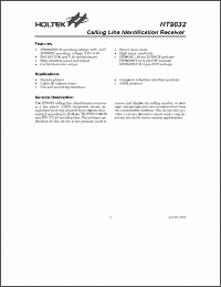 Click here to download HT9032-B Datasheet