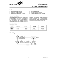 Click here to download HT9200 Datasheet