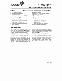 Click here to download HT9320C Datasheet