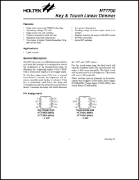 Click here to download HT7700 Datasheet