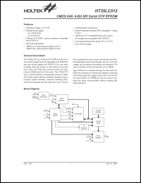 Click here to download HT25LC512 Datasheet