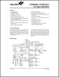 Click here to download HT48C30A-1 Datasheet