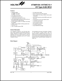 Click here to download HT48R10 Datasheet