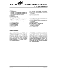 Click here to download HT49C30-1 Datasheet