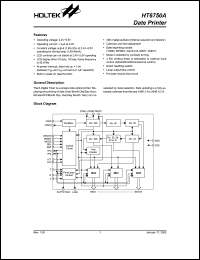 Click here to download HT6750 Datasheet