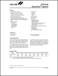 Click here to download HT81009 Datasheet