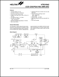 Click here to download HT82V842 Datasheet