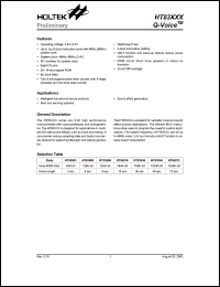 Click here to download HT83003 Datasheet