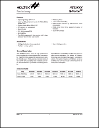 Click here to download HT83018 Datasheet