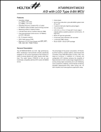 Click here to download HT46C63-100QEP-A Datasheet