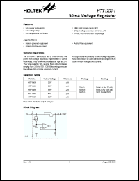 Click here to download HT71XX-1 Datasheet
