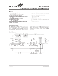 Click here to download HT82V842A Datasheet
