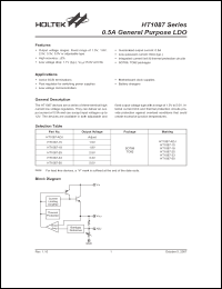 Click here to download HT1087-50 Datasheet