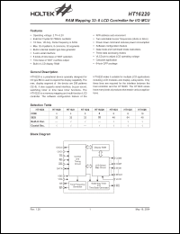 Click here to download HT16220_04 Datasheet