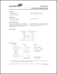 Click here to download HT1015-1 Datasheet