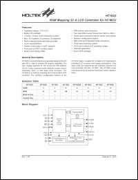 Click here to download HT1622_07 Datasheet