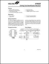 Click here to download HT9030 Datasheet