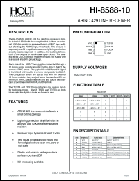 Click here to download HI-8588CRM-10 Datasheet