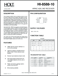 Click here to download HI-8588CDM-10 Datasheet