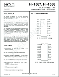 Click here to download HI-1568PST Datasheet