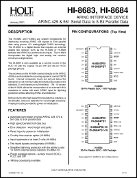 Click here to download HI-8684PST-10 Datasheet
