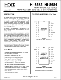 Click here to download HI-8684PSI-10 Datasheet