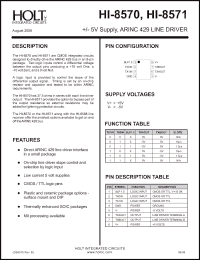 Click here to download HI-8571PSM Datasheet