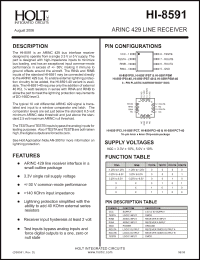 Click here to download HI-8591PDMF Datasheet