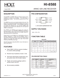 Click here to download HI-8588CRTF Datasheet
