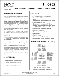 Click here to download HI-3282PQM-10 Datasheet